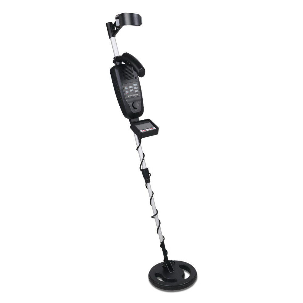 LCD Screen Metal Detector with Headphones - Black - image1