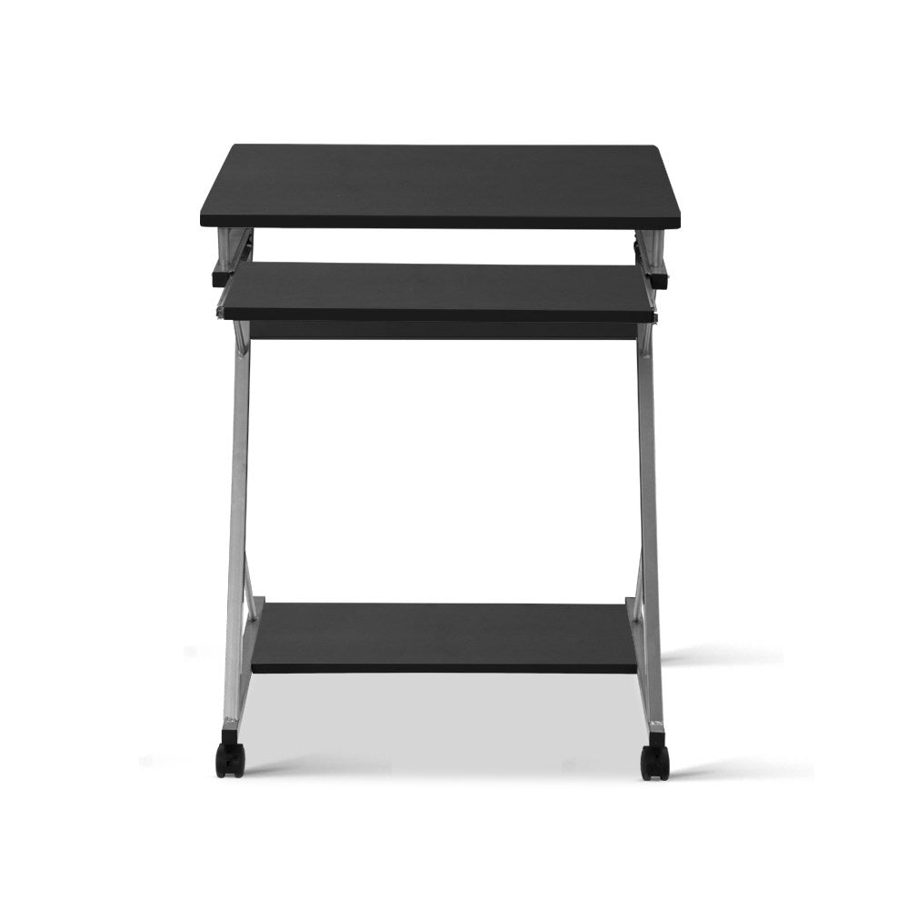 Metal Pull Out Table Desk - Black - image3