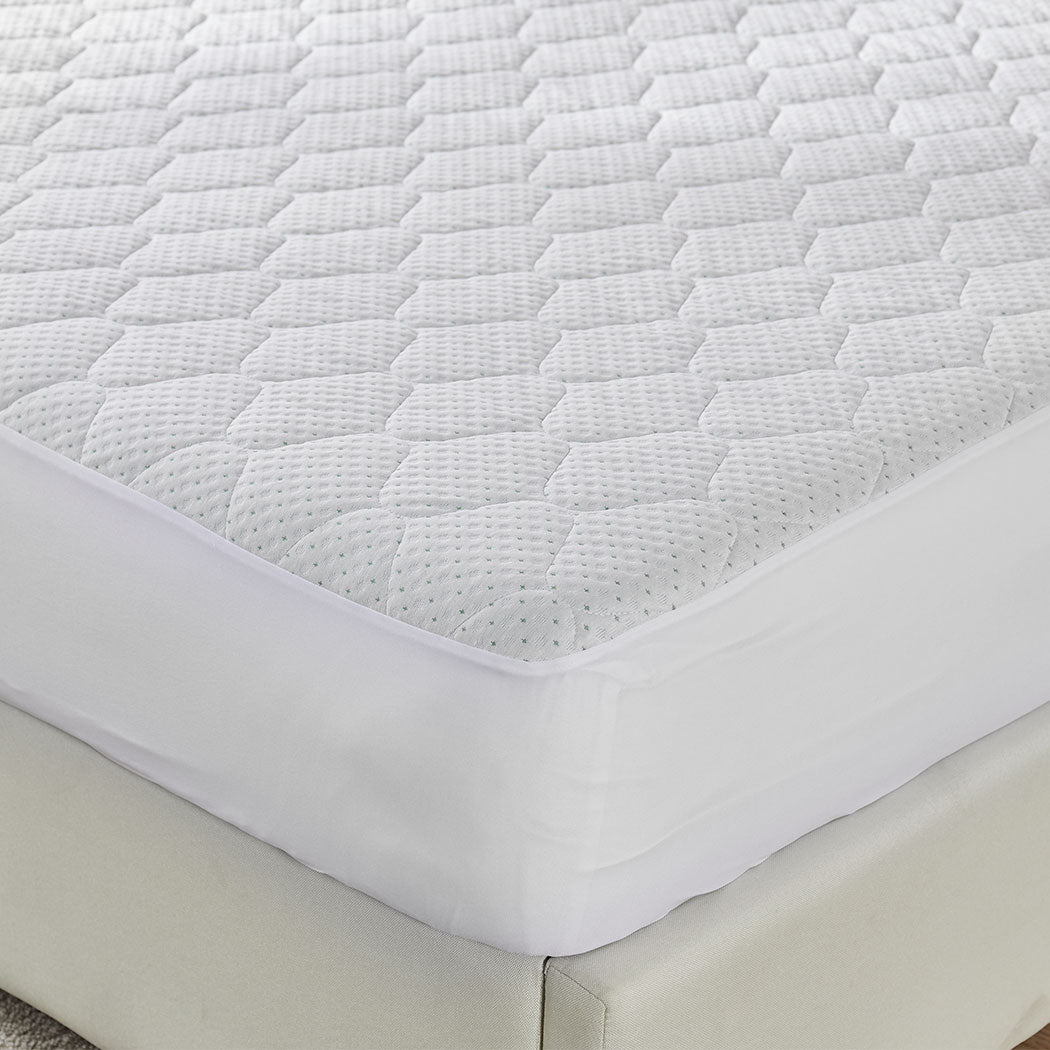 Dreamz Mattress Protector Topper Bamboo Pillowtop Waterproof Cover Double - image7