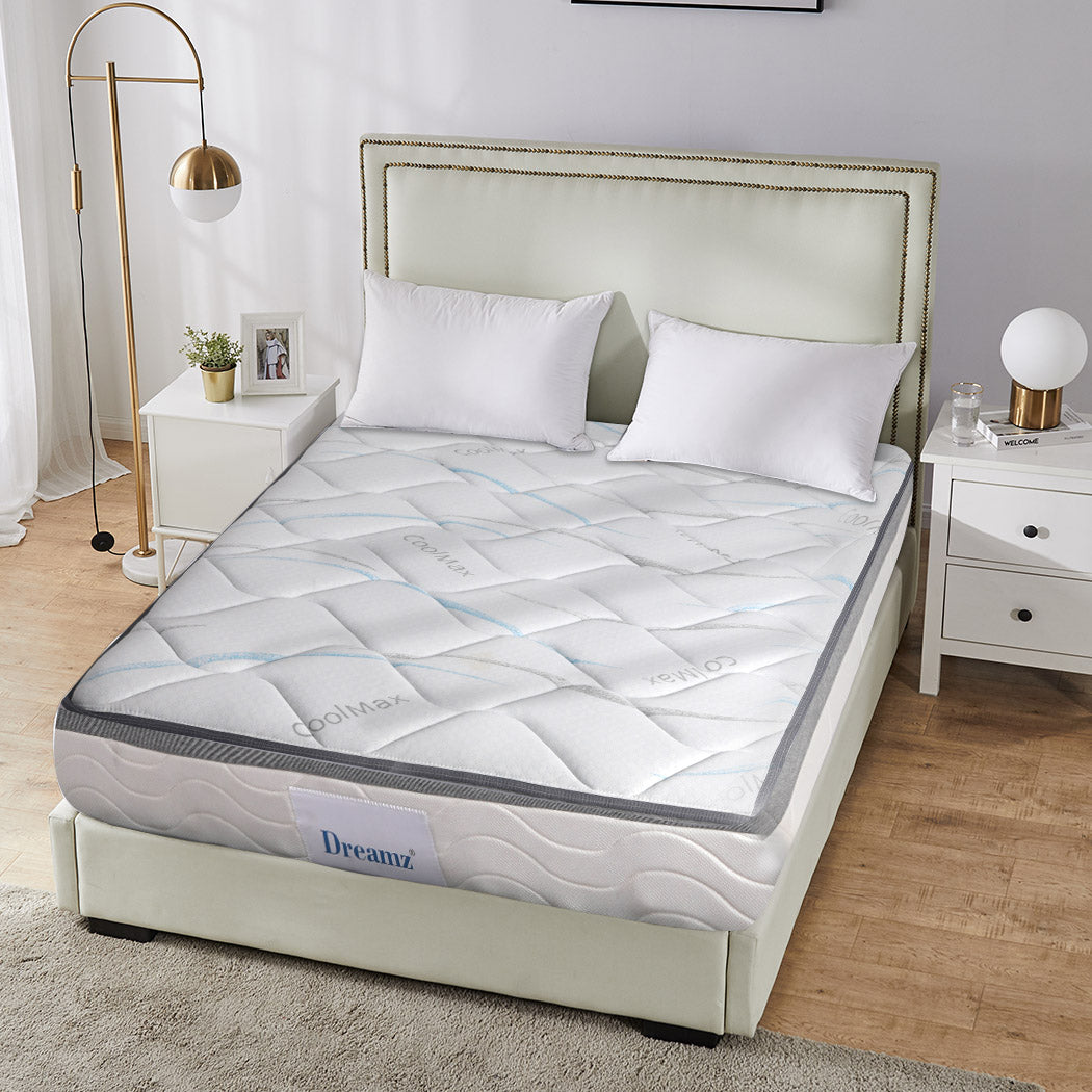 Mattress Single Size Bed Top Pocket Spring Medium Firm Premium Foam 25CM - image8