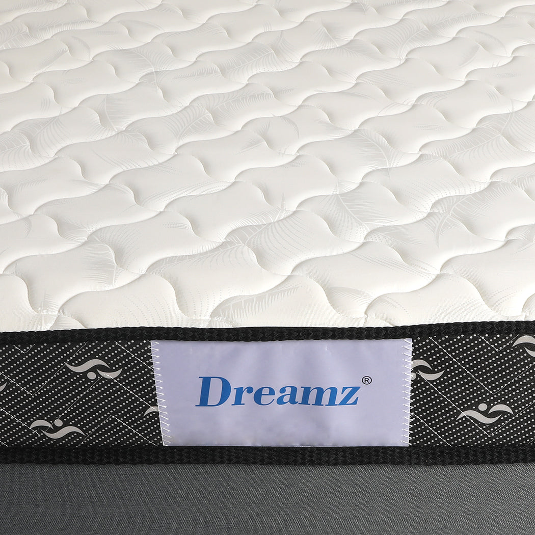 Dreamz Bedding Mattress Queen Size Premium Bed Top Spring Foam Medium Soft 16CM - image6