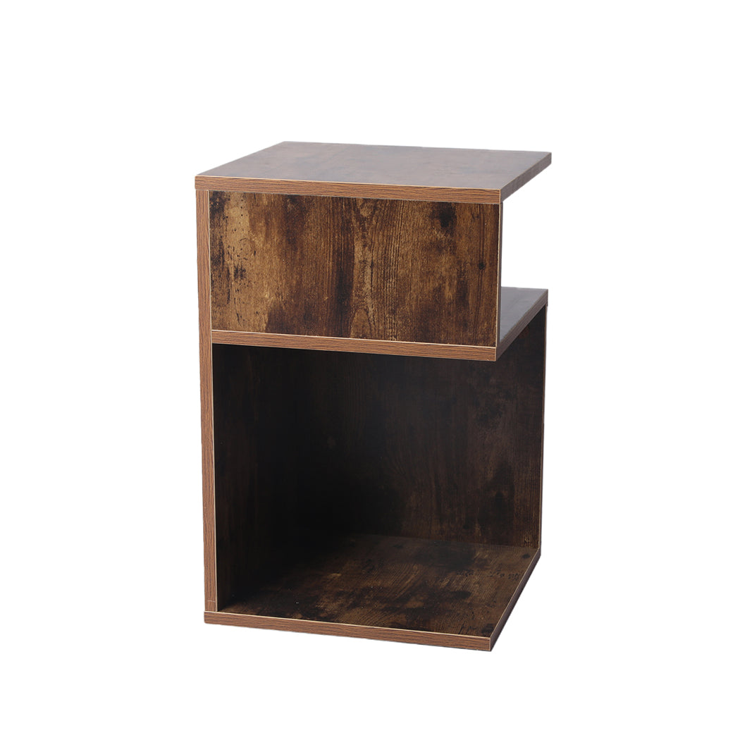 Bedside Tables Drawers Side Table Wood Nightstand Storage Cabinet Bedroom - image5