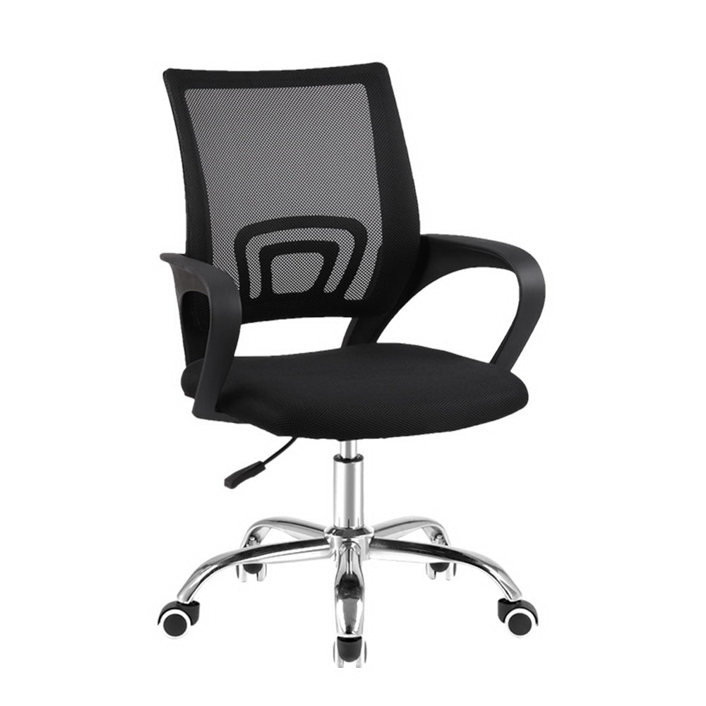 Office Chair Gaming Chair Computer Mesh Chairs Executive Mid Back Black - image1