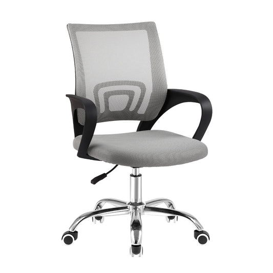 Office Chair Gaming Chair Computer Mesh Chairs Executive Mid Back Grey - image1