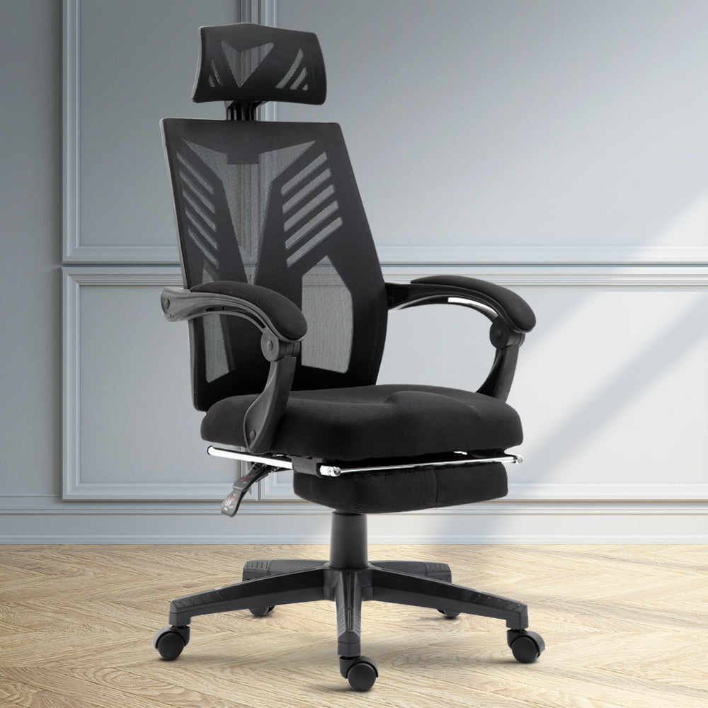 Gaming Office Chair Computer Desk Chair Home Work Recliner Black - image7