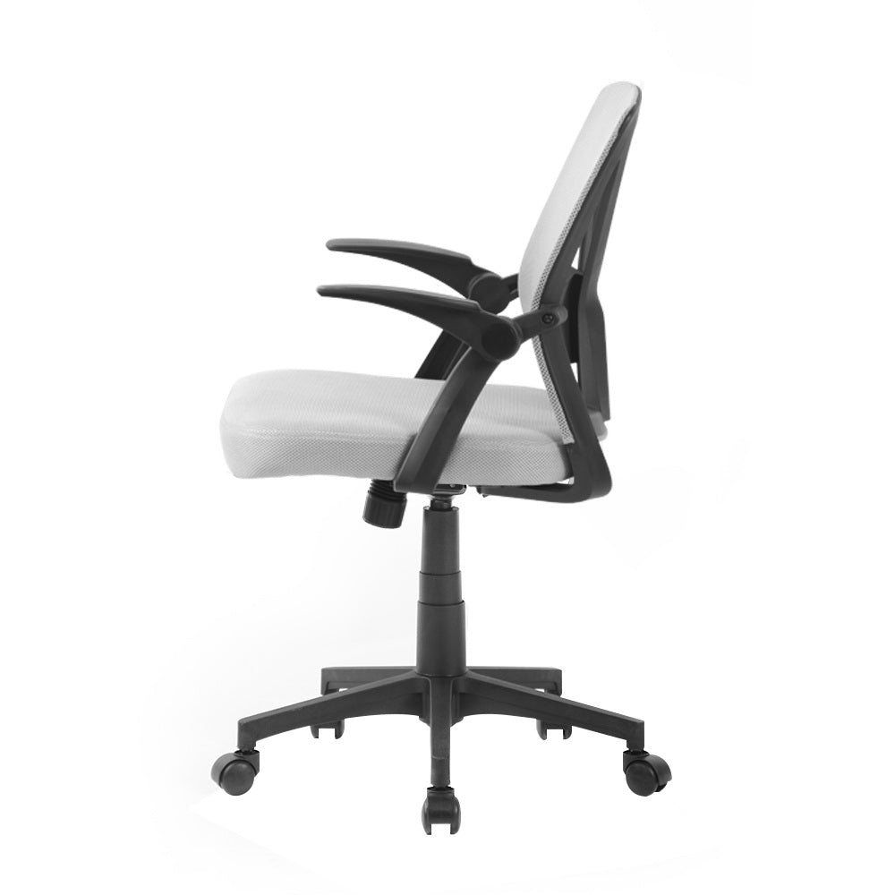 Artiss Office Chair Gaming Executive Computer Chairs Study Mesh Seat Tilt Grey - image4