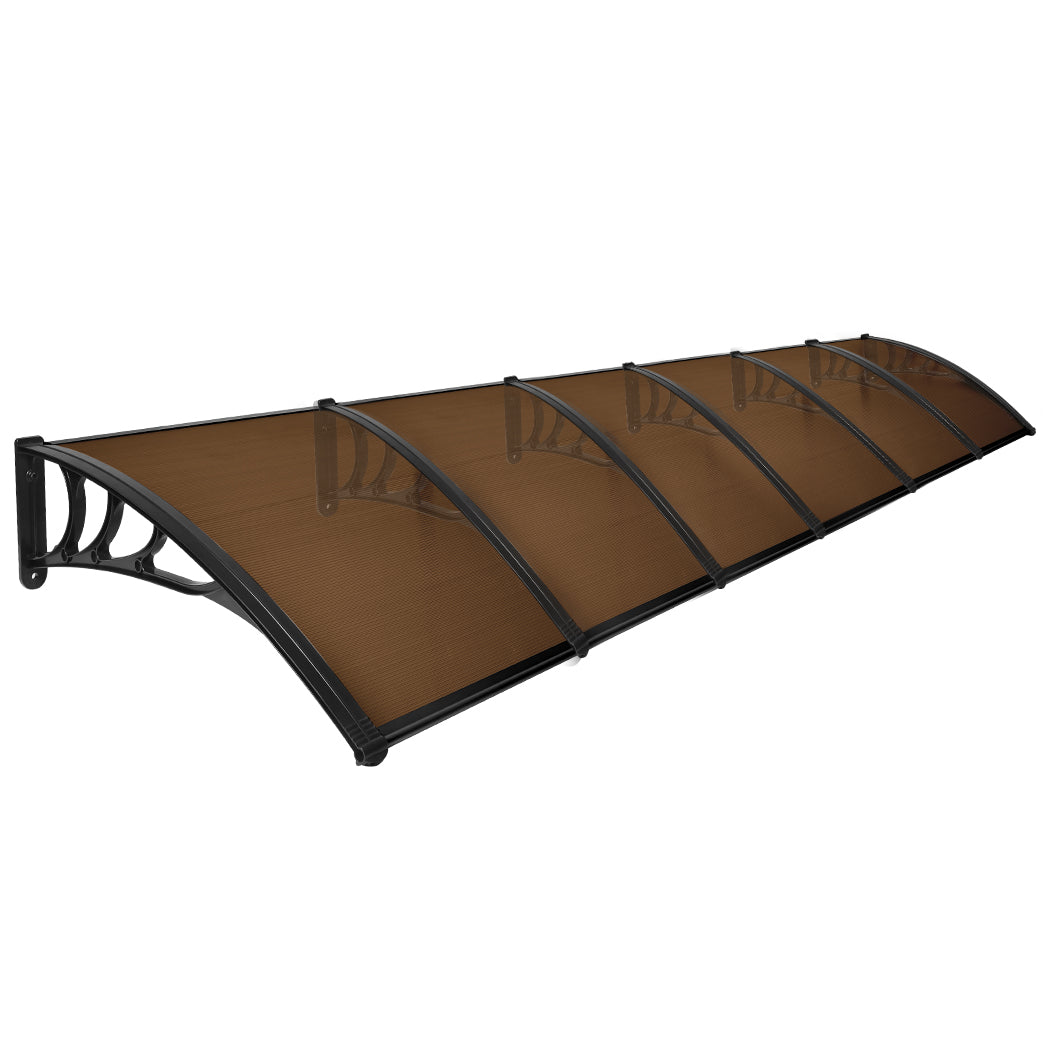 Mountview Window Door Awning Canopy Outdoor Patio Sun Shield Rain Cover 1M X 6M - image1