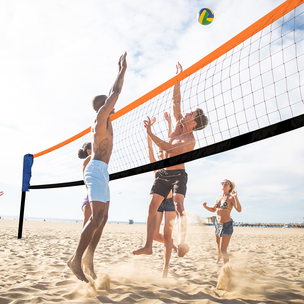 4M Badminton Volleyball Tennis Net Portable Sports Set Stand Beach Backyards - image8