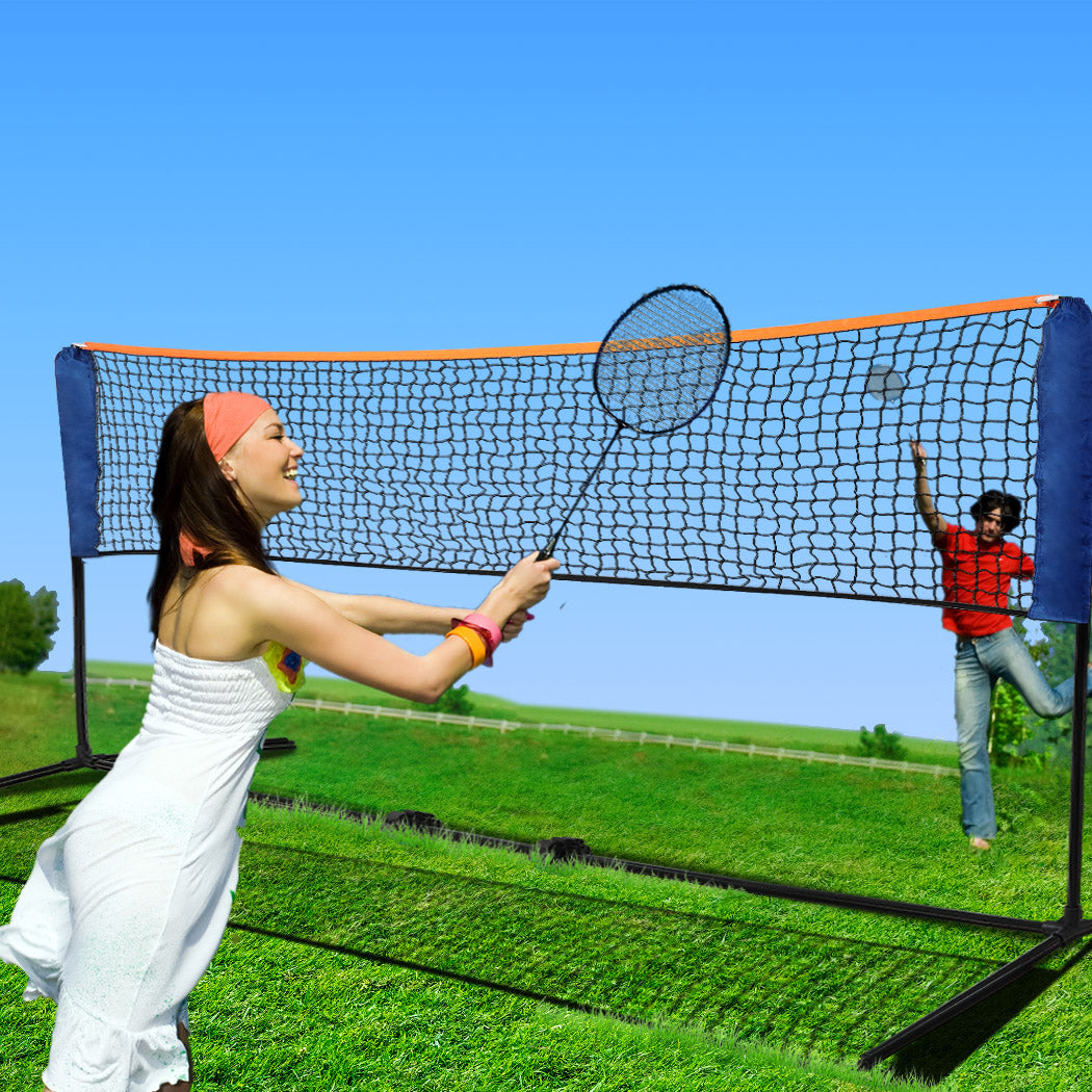 5M Badminton Volleyball Tennis Net Portable Sports Set Stand Beach Backyards - image7