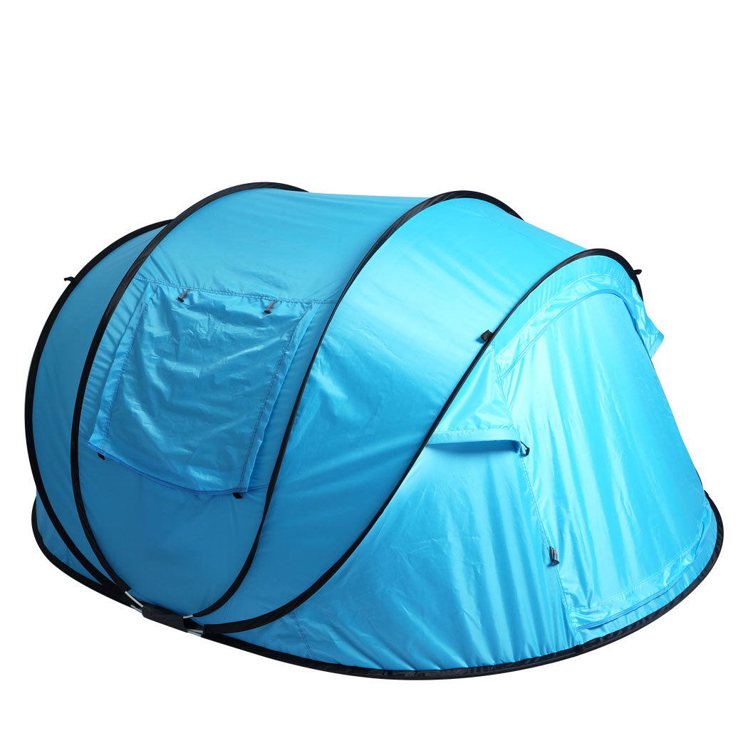Mountview Pop Up Camping Tent Beach Outdoor Family Tents Portable 4 Person Dome - image2