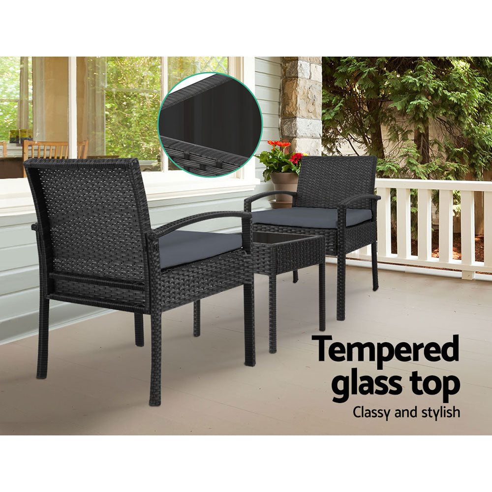 3-piece Outdoor Set - Black - image5