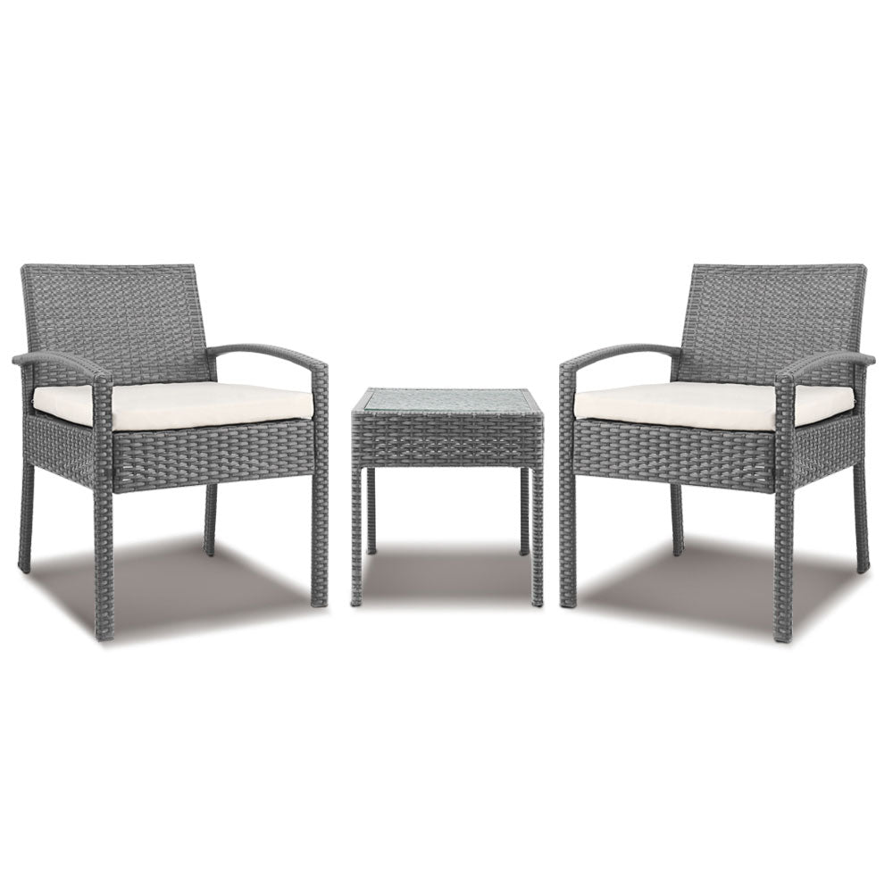 3-piece Outdoor Set - Grey - image1