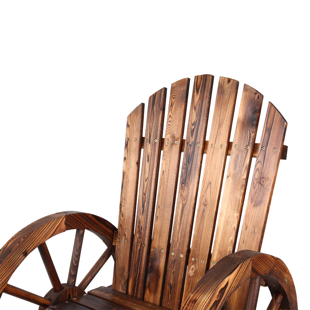 Wooden Wagon Chair Outdoor - image6