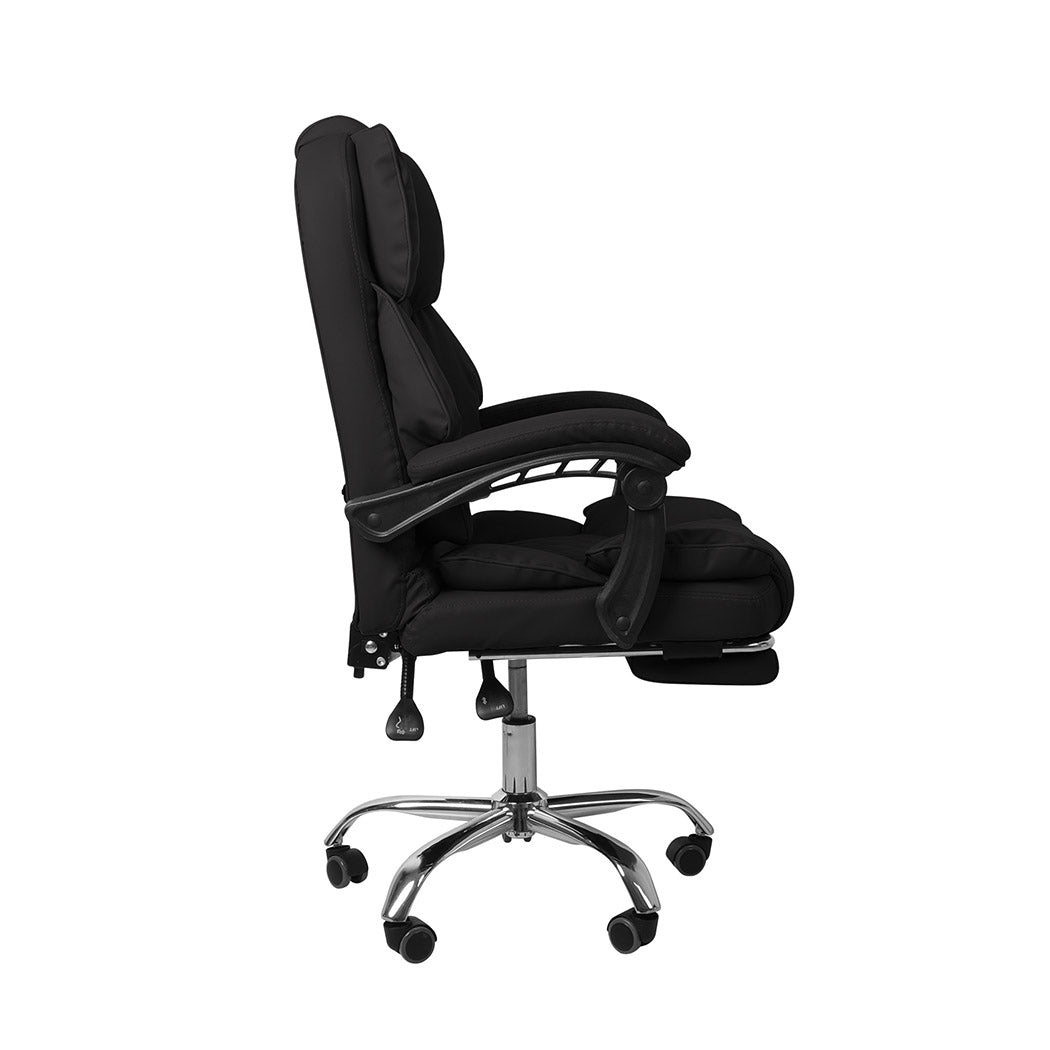 Gaming Chair Office Computer Seat Racing PU Leather Executive Footrest - image4