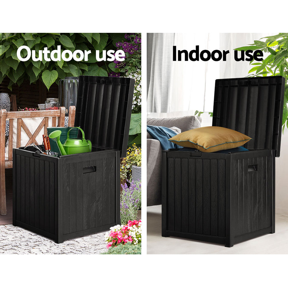 Gardeon Outdoor Storage Box 195L Bench Seat Garden Deck Toy Tool Sheds - image7