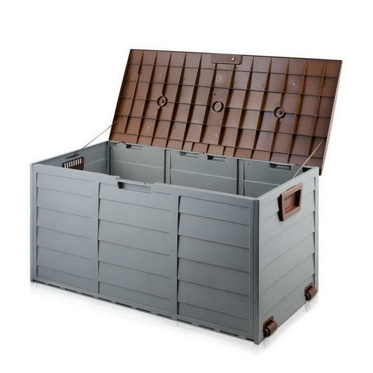 290L Outdoor Storage Box - Brown - image1