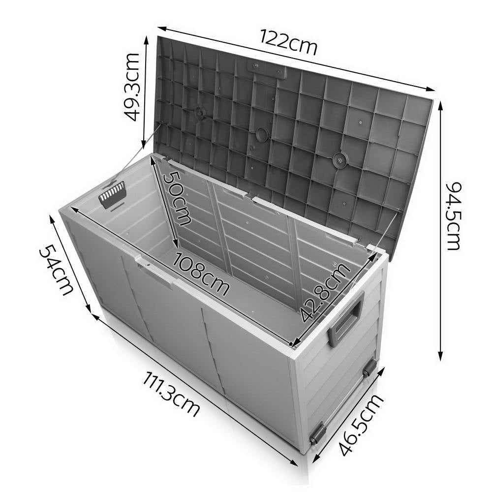 290L Outdoor Storage Box - Black - image2