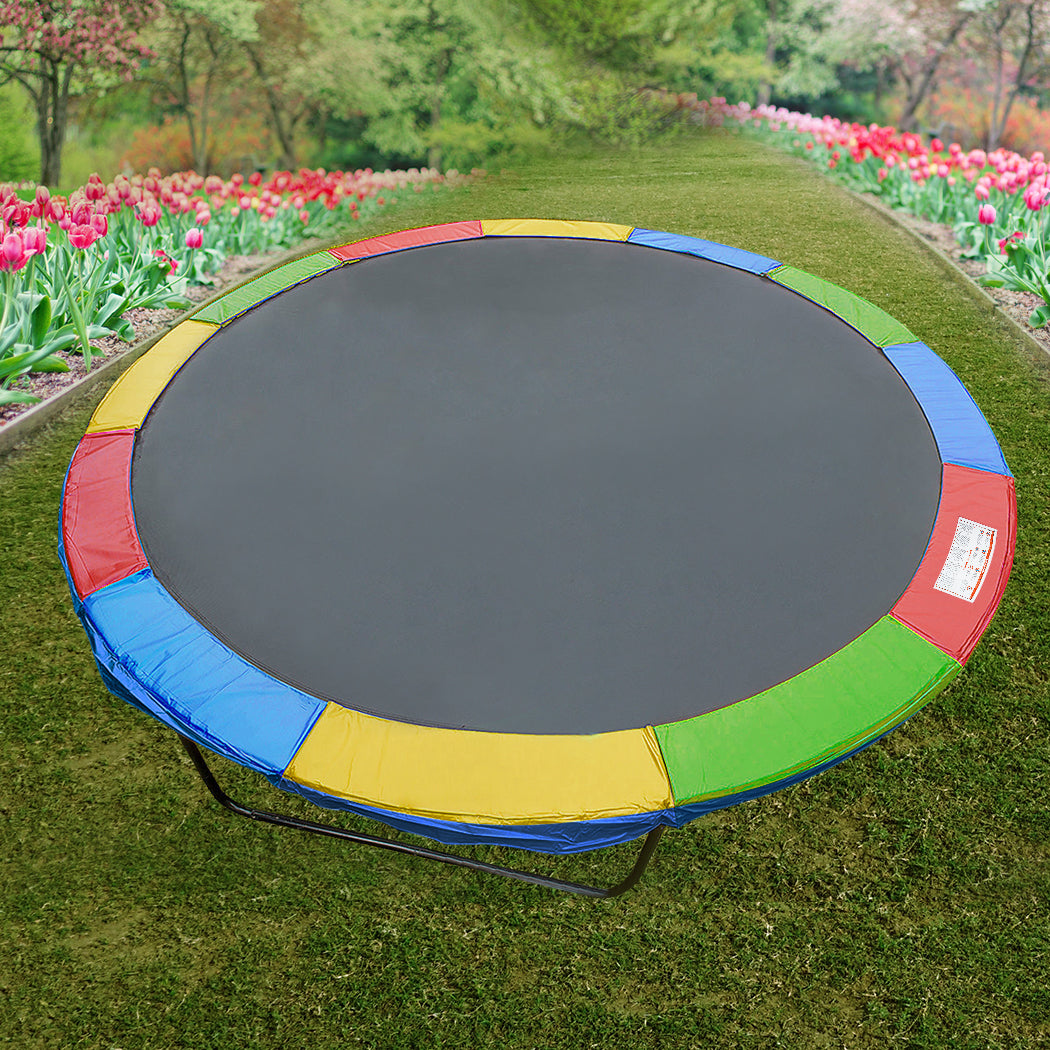 14 FT Kids Trampoline Pad Replacement Mat Reinforced Outdoor Round Spring Cover - image15