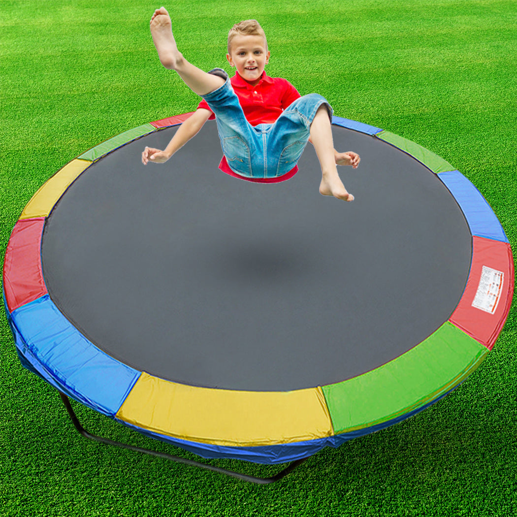 14 FT Kids Trampoline Pad Replacement Mat Reinforced Outdoor Round Spring Cover - image16