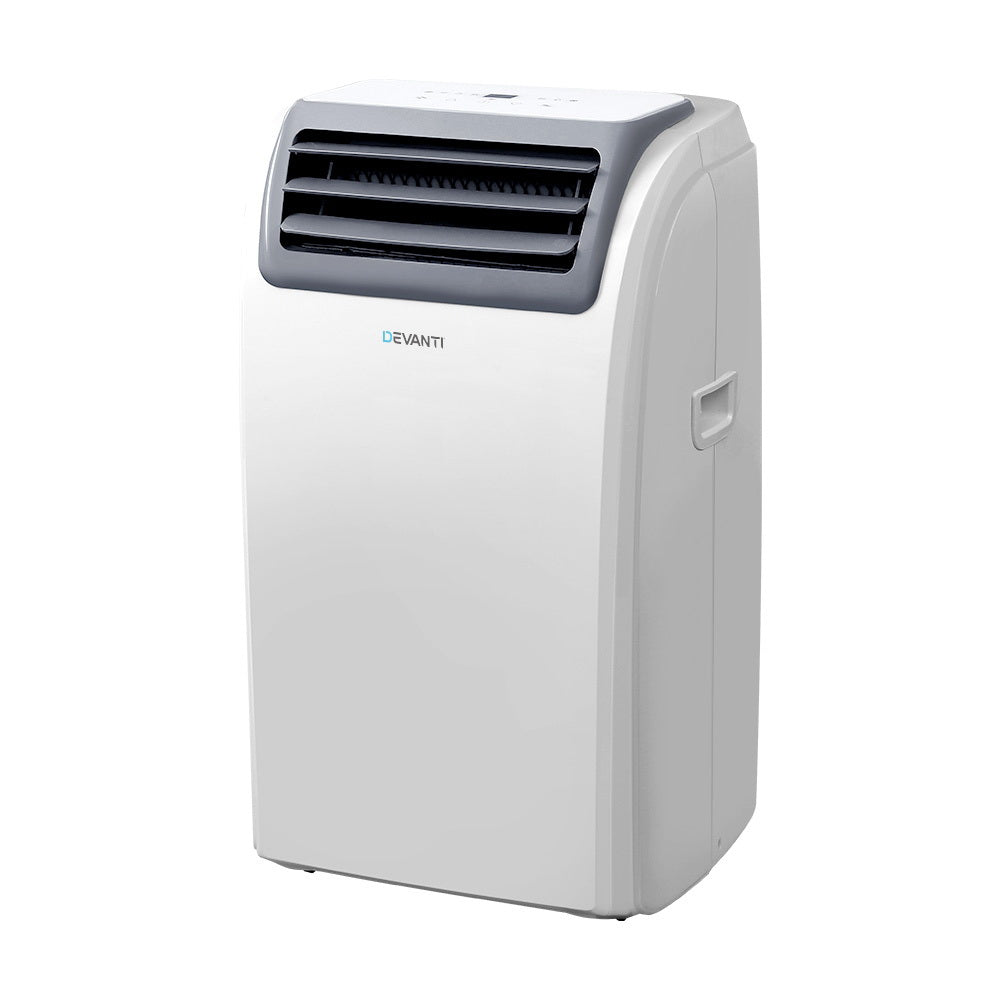 Portable Air Conditioner Cooling Mobile Fan Cooler Dehumidifier Window Kit White 3300W - image1