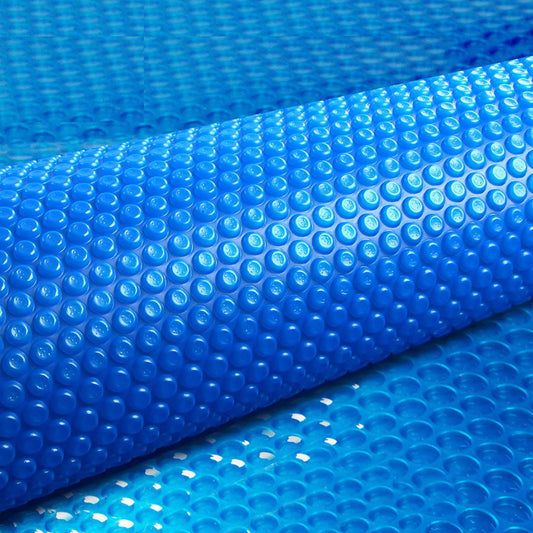 8M X 4.2M Solar Swimming Pool Cover 400 Micron Outdoor Bubble Blanket - image1