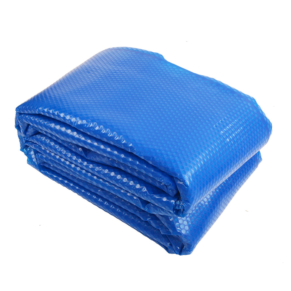 8M X 4.2M Solar Swimming Pool Cover 400 Micron Outdoor Bubble Blanket - image3