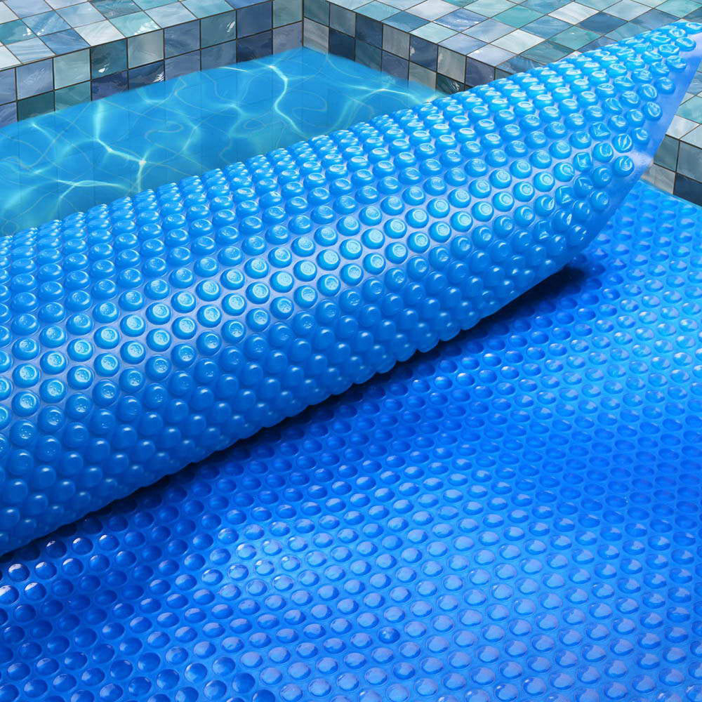 8M X 4.2M Solar Swimming Pool Cover 400 Micron Outdoor Bubble Blanket - image7