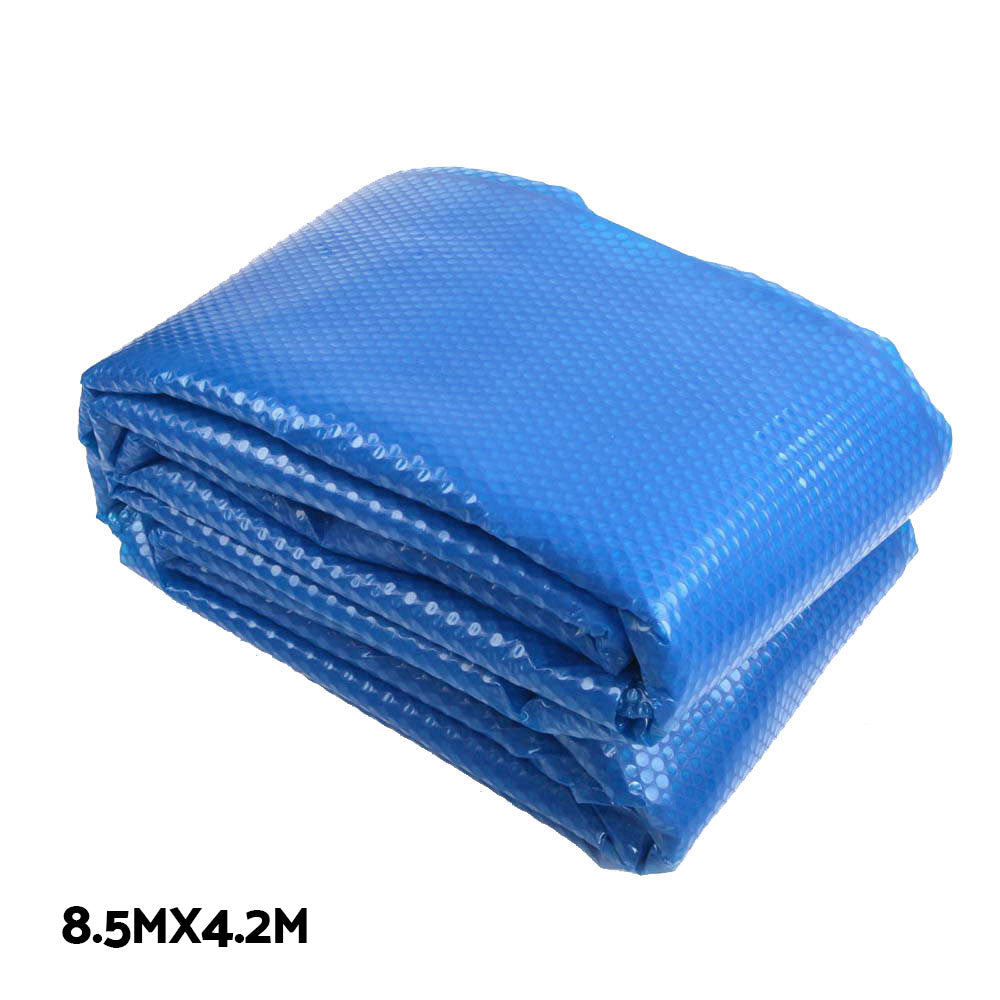 Aquabuddy 8.5x4.2m Swimming Pool Cover Roller Solar Blanket Bubble Heater Covers - image4