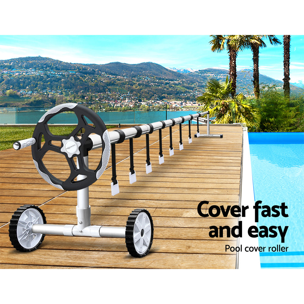 Swimming Pool Cover Roller Reel Adjustable Solar Thermal Blanket - image5