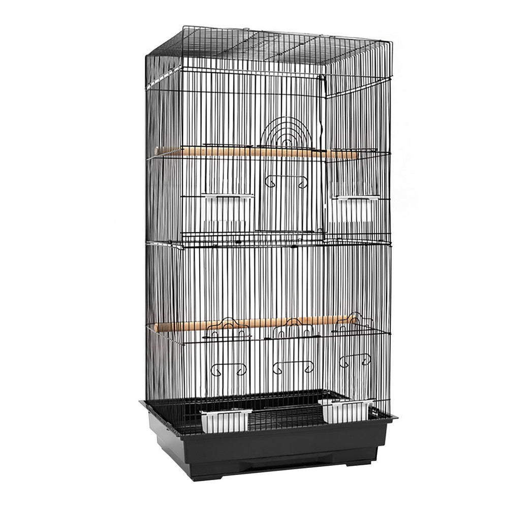 Medium Bird Cage with Perch - Black - image1