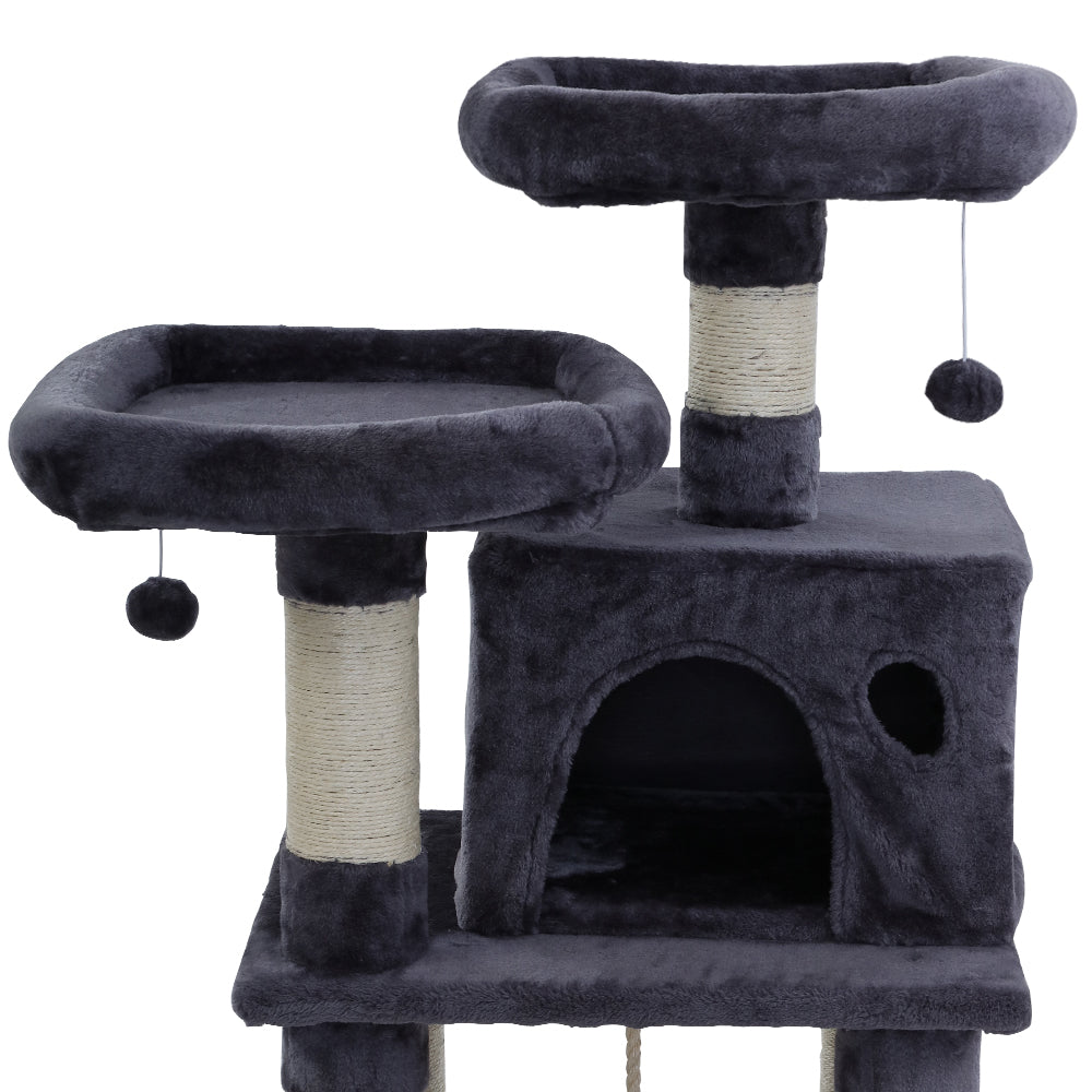 Cat Tree Trees Scratching Post Scratcher Tower Condo House Furniture Wood - image6