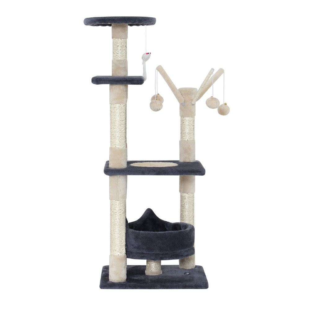 Cat Tree Scratching Post Scratcher Cat Tree Tower Condo House toys 110cm - image4