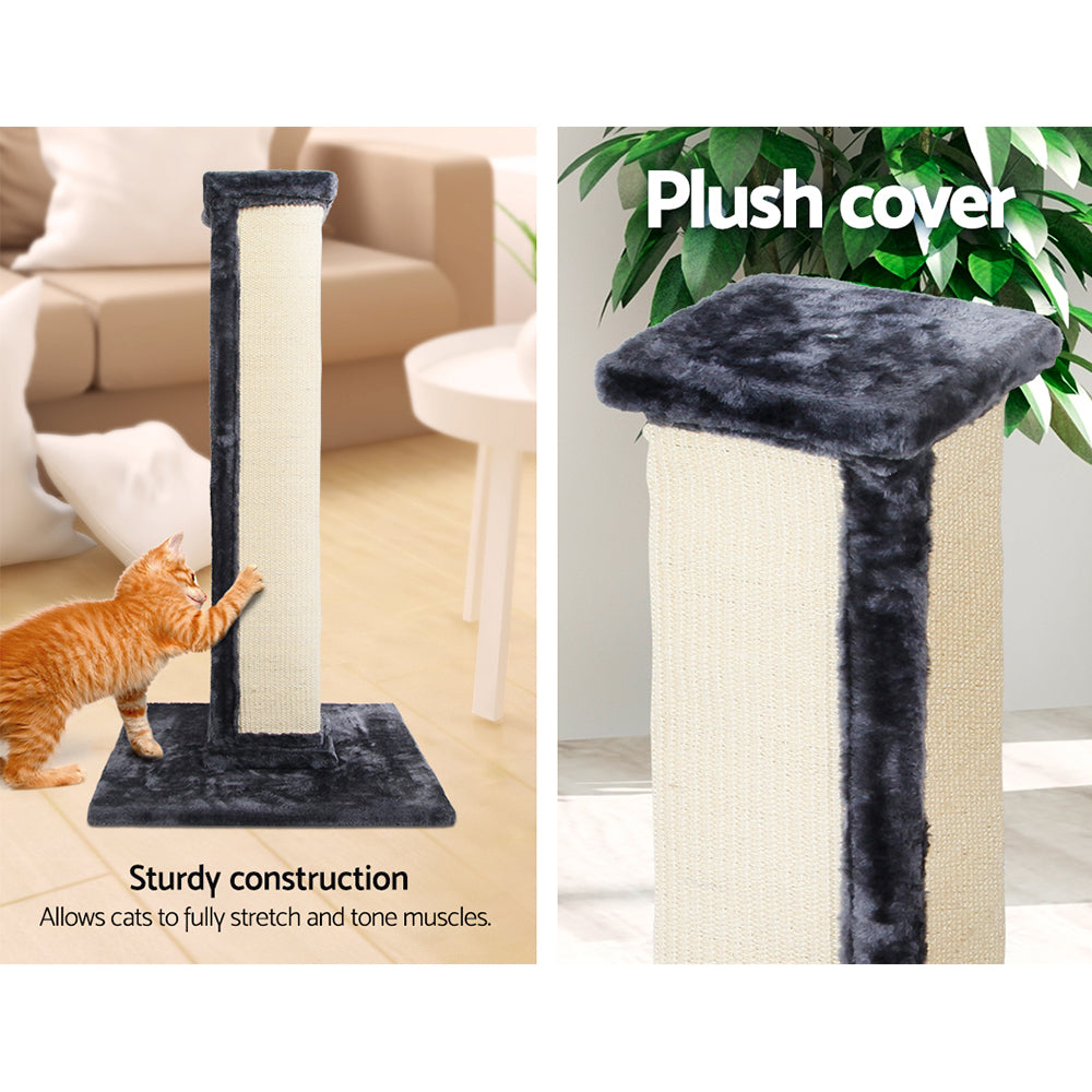 Cat Tree Trees Scratching Post 92cm Sisal Scratcher Tower Condo House Tall - image5