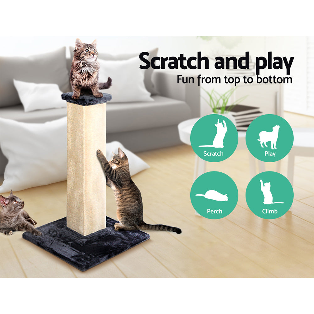 Cat Tree Trees Scratching Post 92cm Sisal Scratcher Tower Condo House Tall - image7