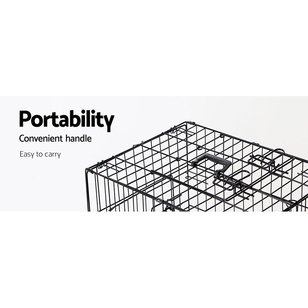 24inch Pet Cage - Black - image4