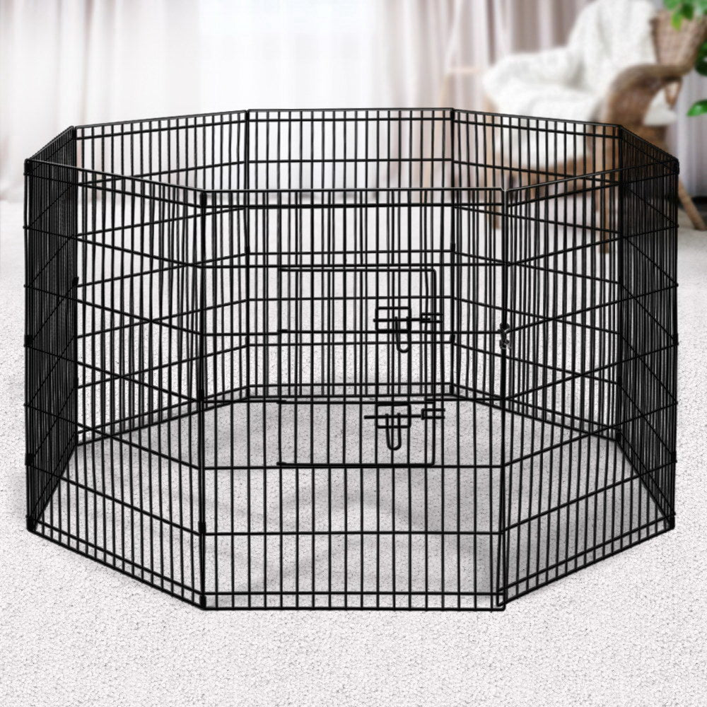 36" 8 Panel Pet Dog Playpen Puppy Exercise Cage Enclosure Play Pen Fence - image7