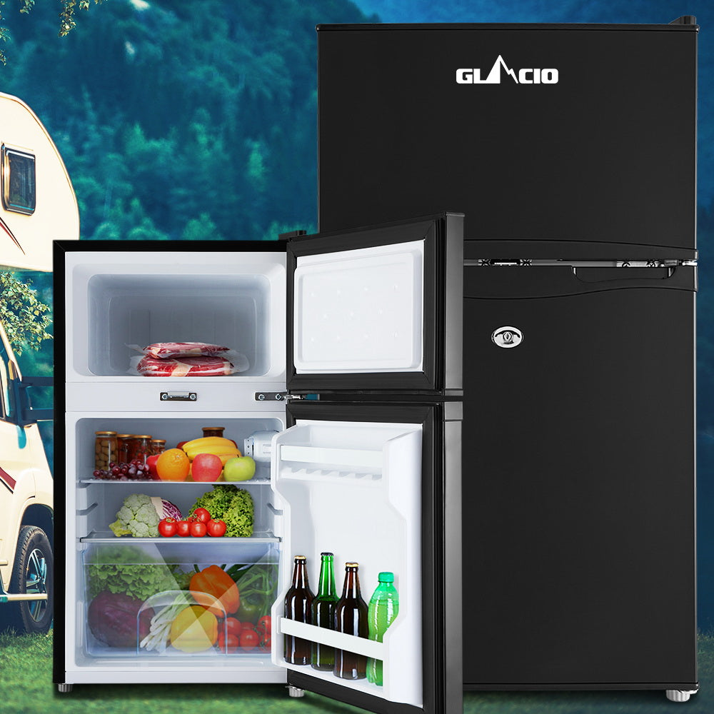 Glacio 90L Portable Fridge Bar Freezer Cooler Upright 12V/24V/240V Caravan Car - image7