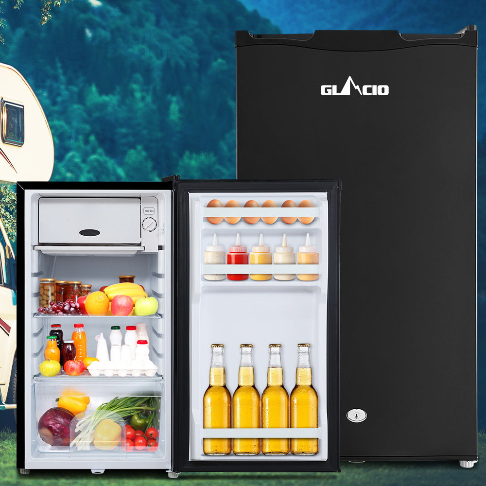 Glacio 95L Portable Fridge Bar Freezer Cooler Upright 12V/24V/240V Caravan 4WD Car Camping Black - image7