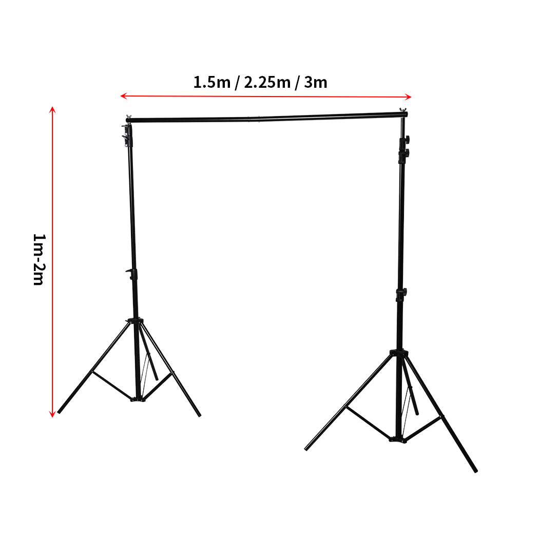 Pro.Studio Backdrop Stand  Screen Photo Background Support Stand Kit 2x3m Type 1 - image3