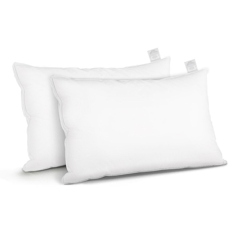 Bedding Duck Feather Down Twin Pack Pillow - image1