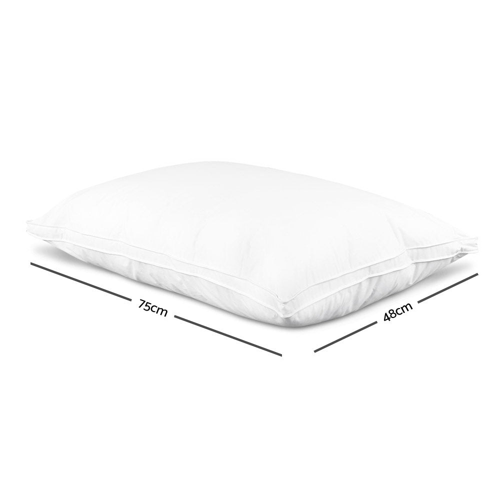 Bedding Goose Feather Down Twin Pack Pillow - image2