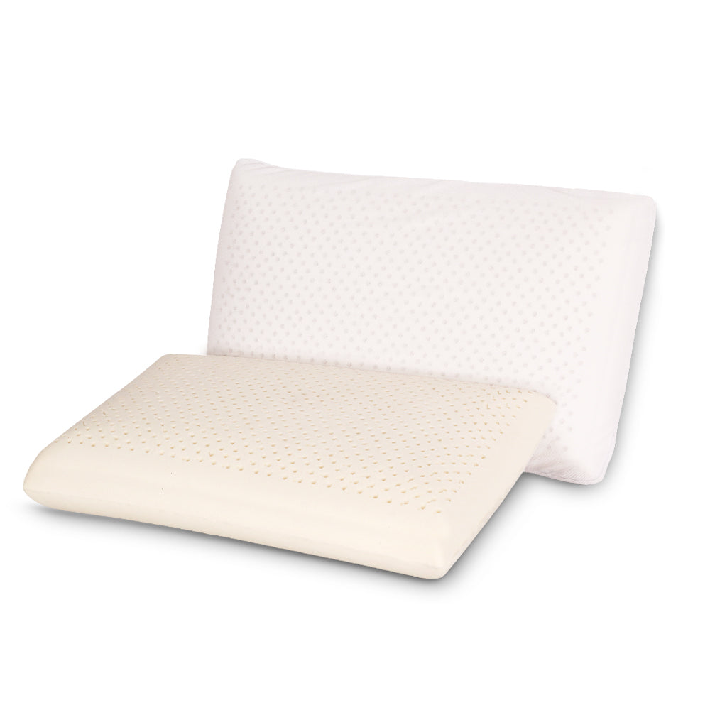 Bedding Set of 2 Natural Latex Pillow - image3