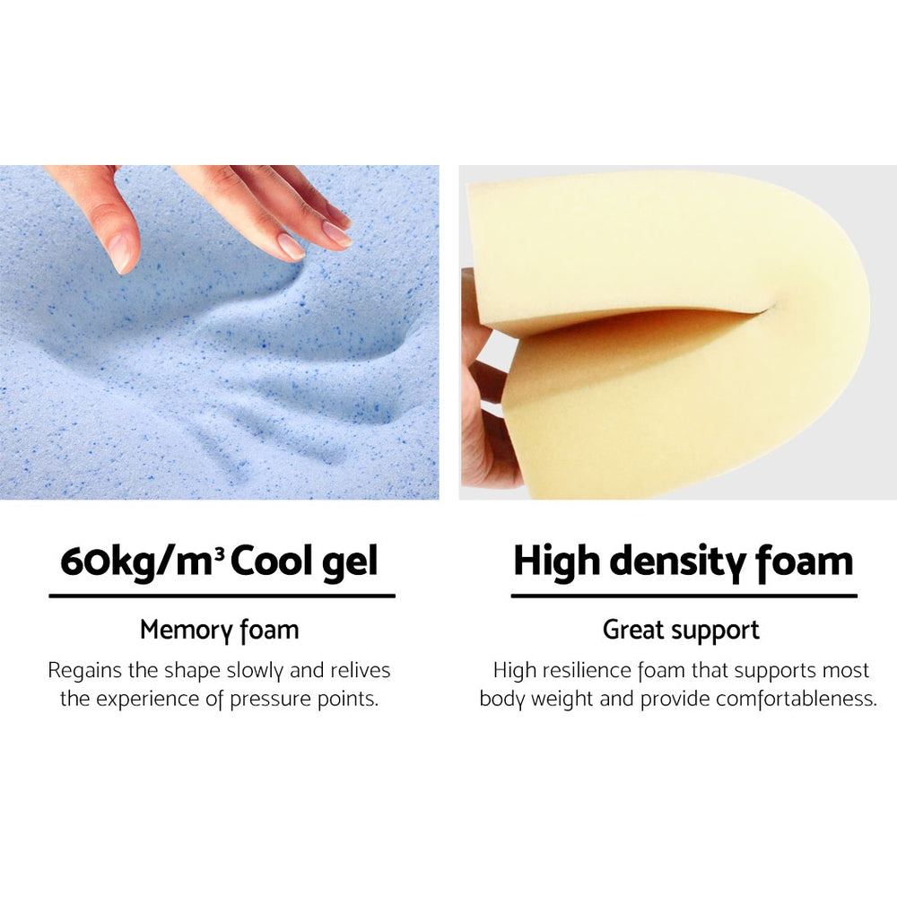 Bedding Foam Wedge Back Support Pillow - Blue - image5