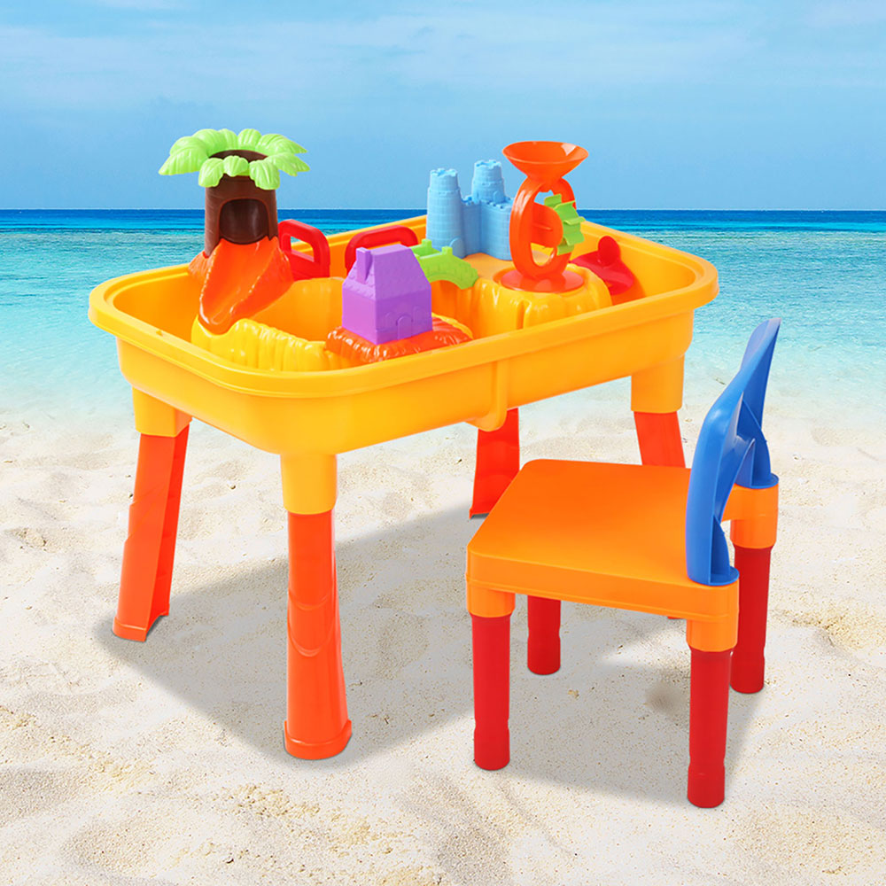 Kids Table & Chair Sandpit Set - image7