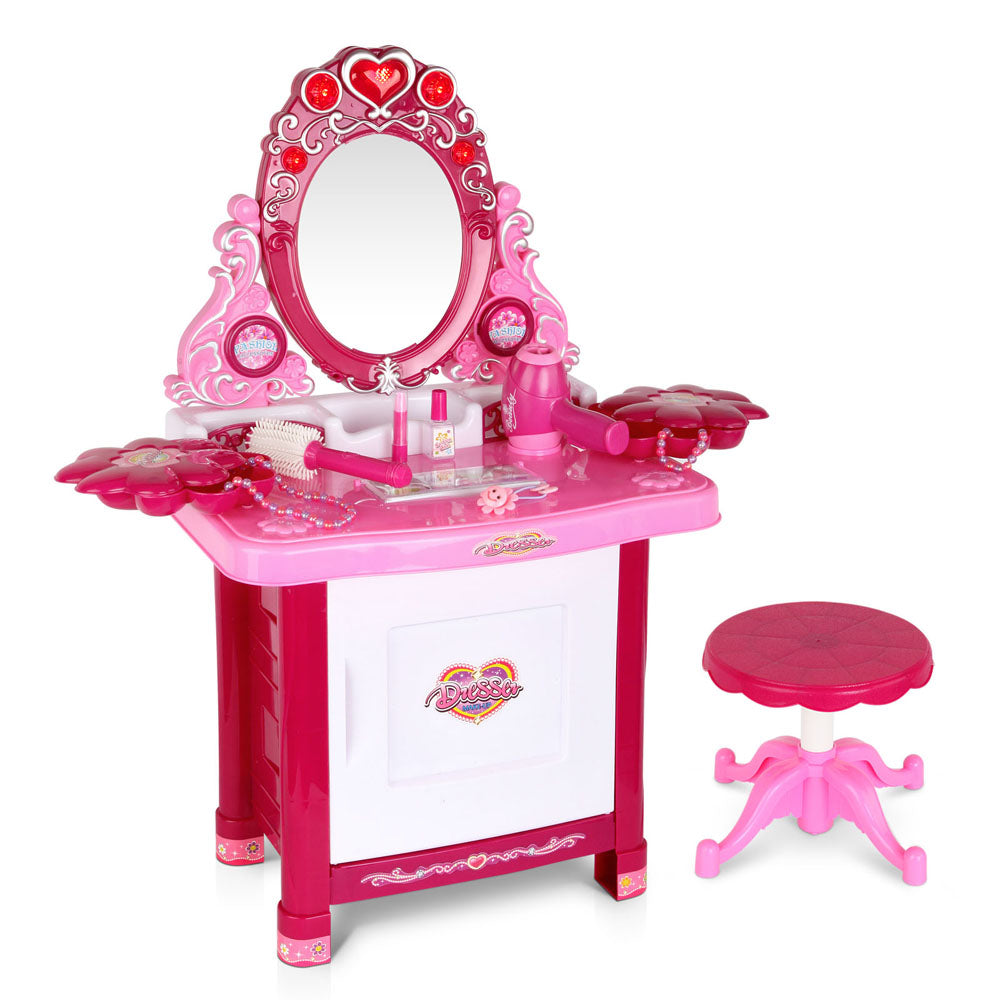 30 Piece Kids Dressing Table Set - Pink - image1