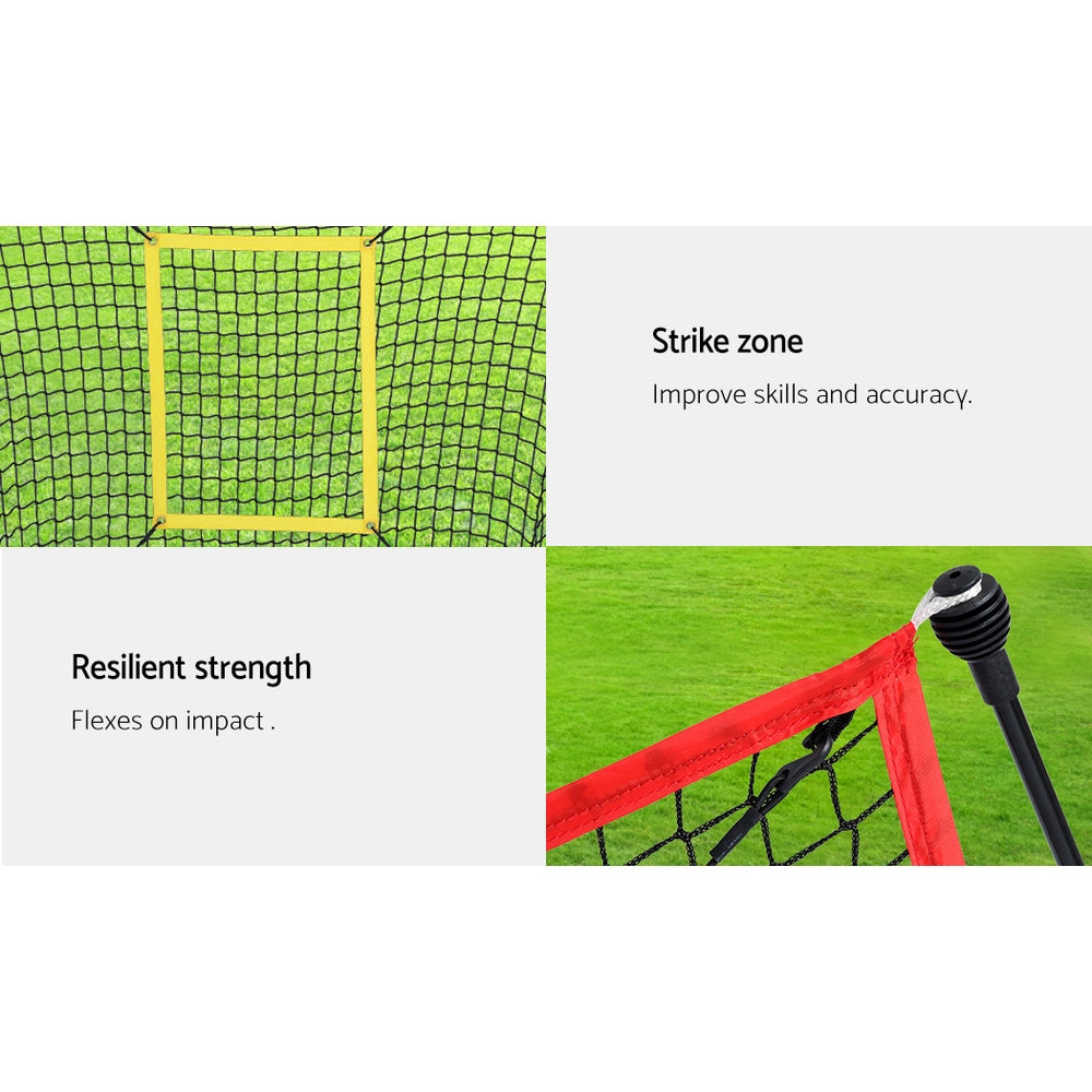 Portable Baseball Training Net Stand Softball Practice Sports Tennis - image4