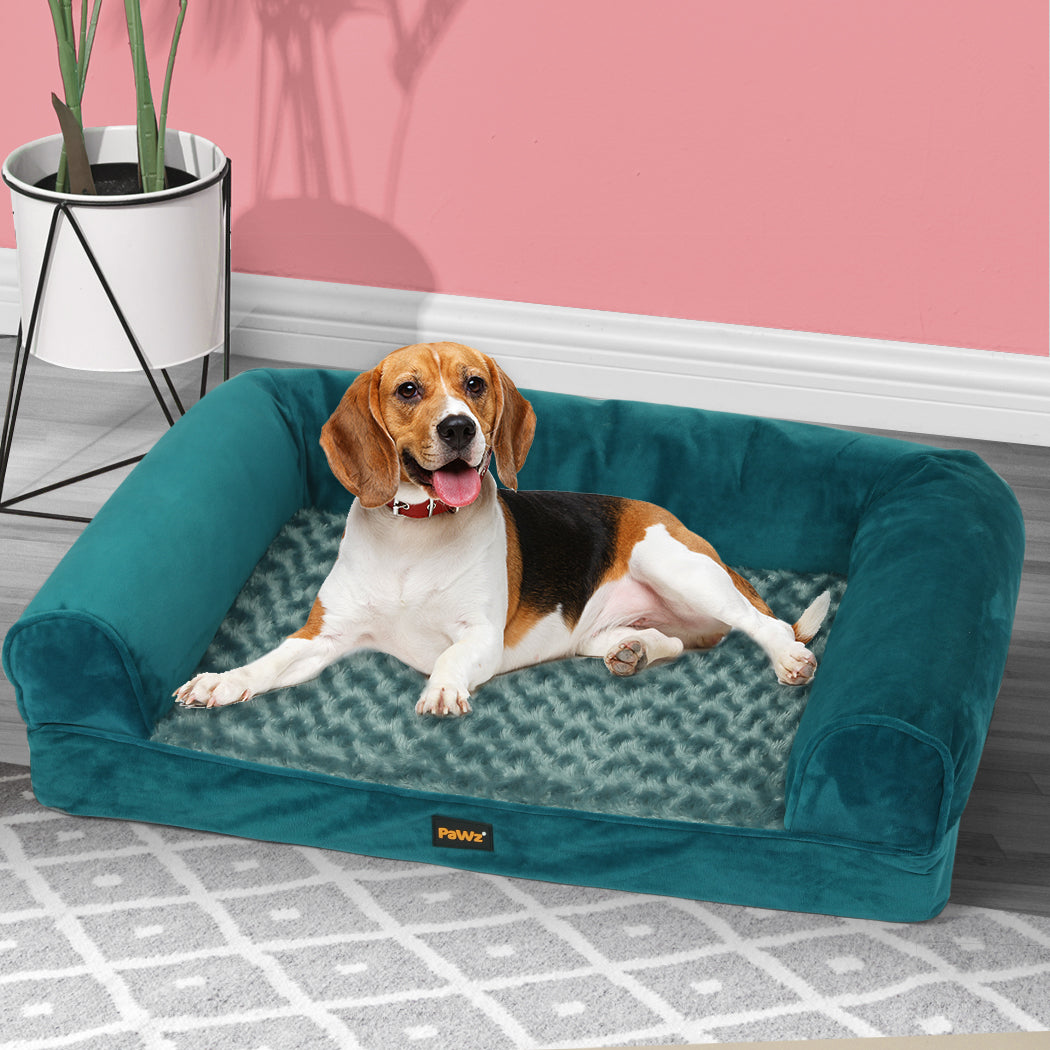 Pet Bed Sofa Dog Beds Bedding Soft Warm Mattress Cushion Pillow Mat Plush M - image7