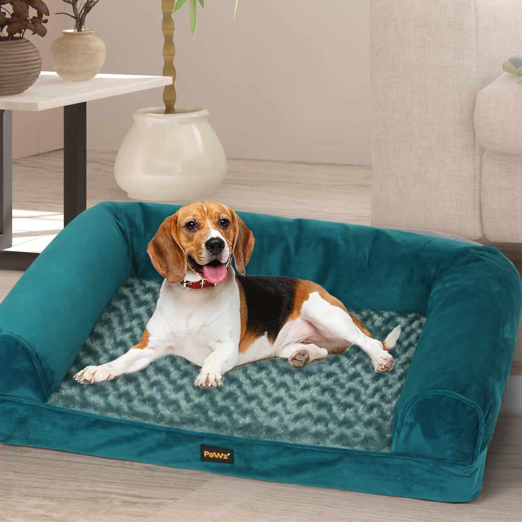 Pet Bed Sofa Dog Beds Bedding Soft Warm Mattress Cushion Pillow Mat Plush M - image8