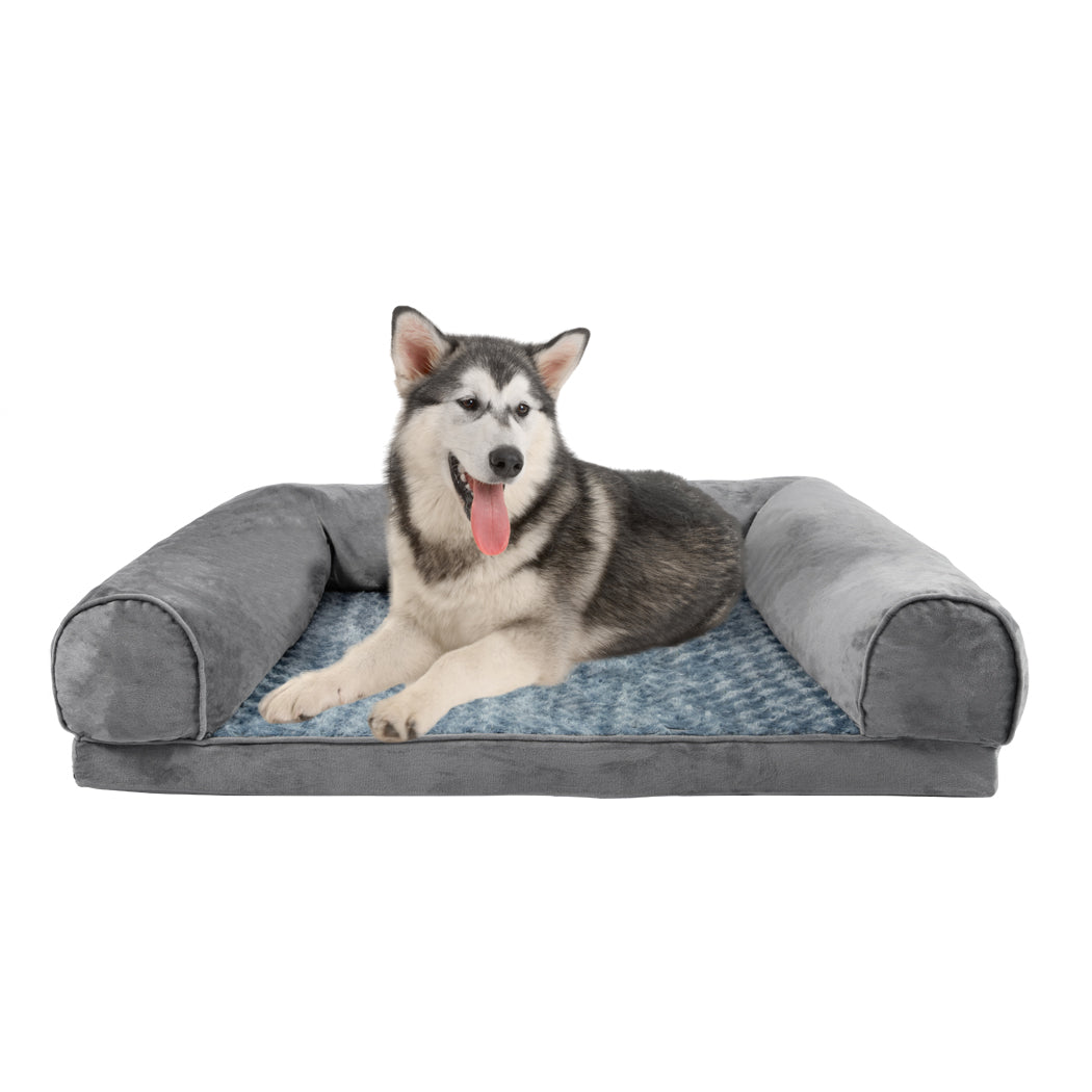 Pet Bed Sofa Dog Beds Bedding Soft Warm Mattress Cushion Pillow Mat Plush XL - image2