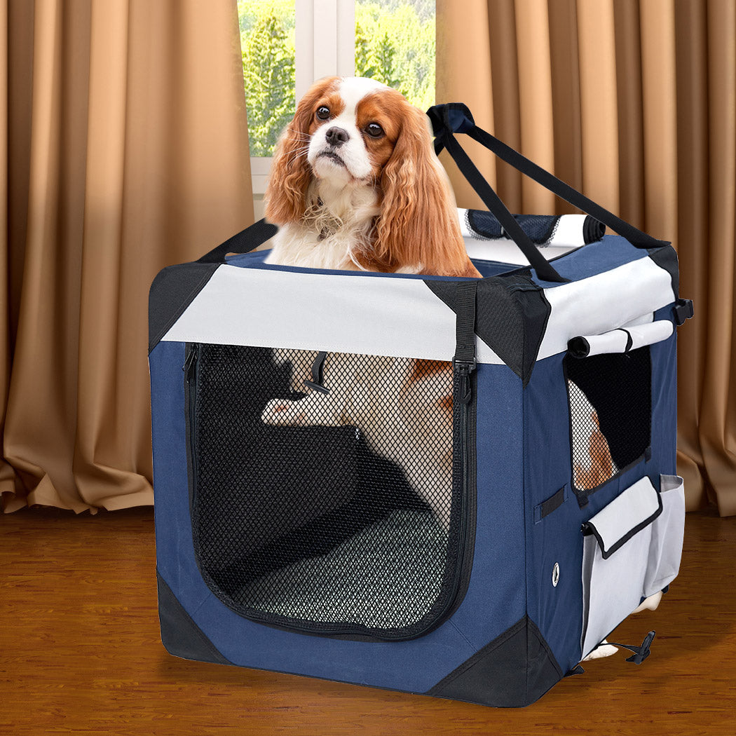 Pet Carrier Bag Dog Puppy Spacious Outdoor Travel Hand Portable Crate XL - image8